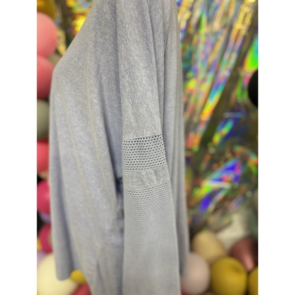 LIVI Active Lane Bryant Long Sleeve Top Womens 26/28 Lavender Mesh Panel - Picture 3 of 6